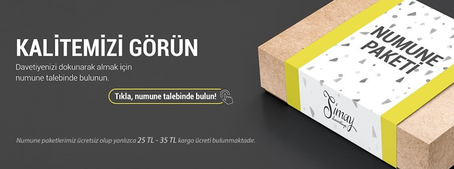 simay davetiye numune