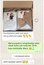 Düğün davetiye örneği, Gülşah Emre