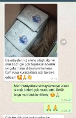 Düğün davetiye örneği, gamze